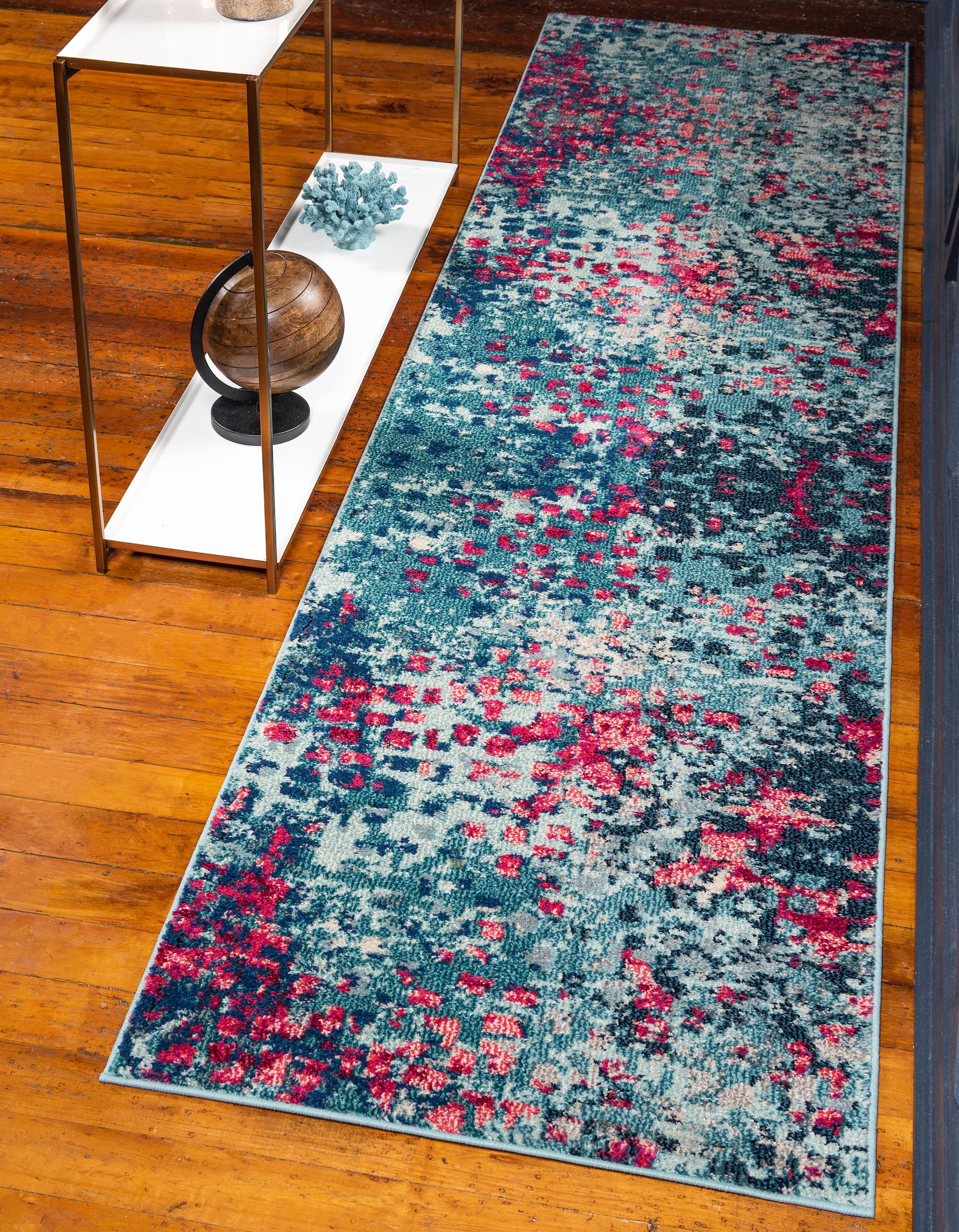 Alfombra moderna con patrón de color Blaise para hogar u oficina