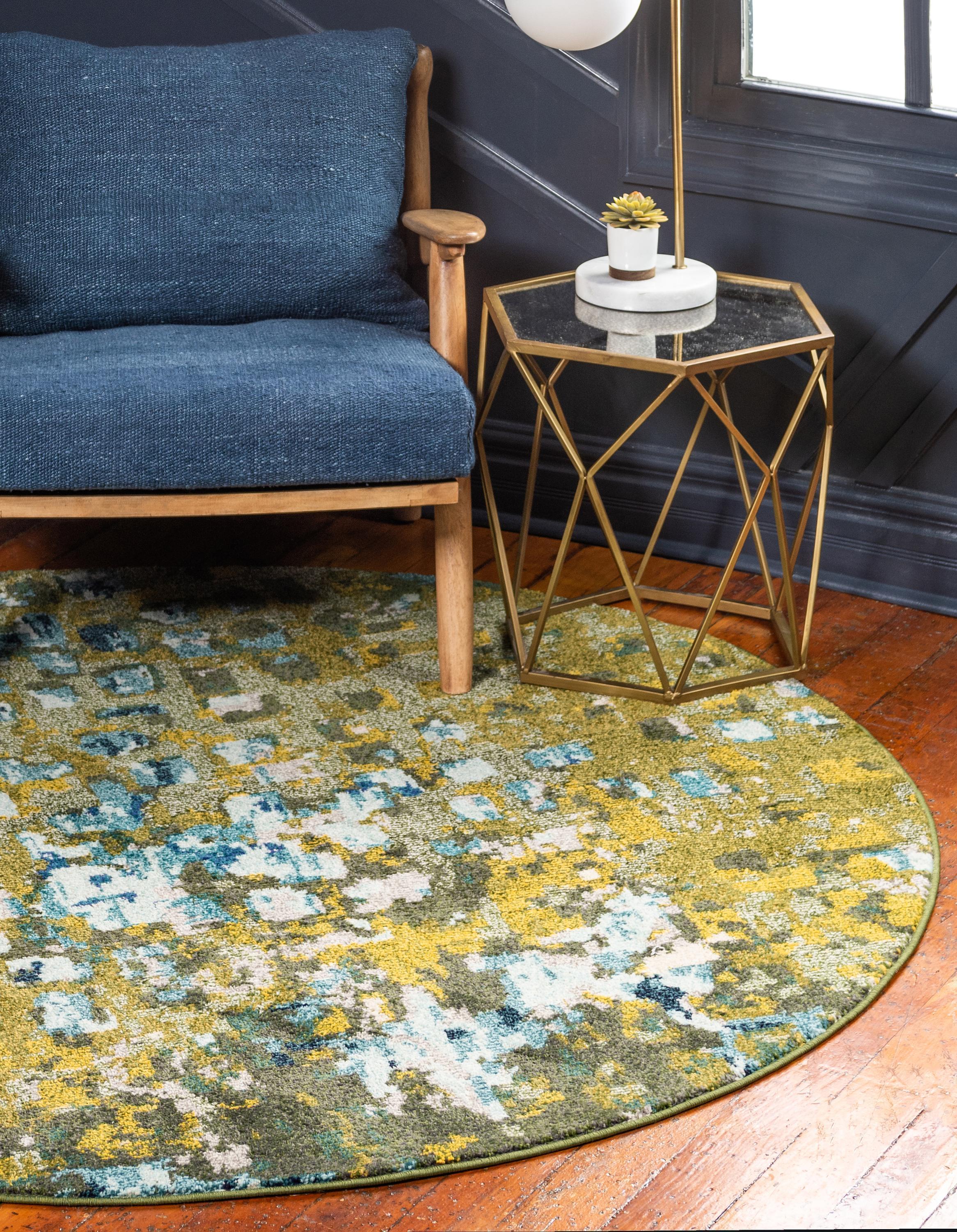 Alfombra moderna con patrón de color Blaise para hogar u oficina