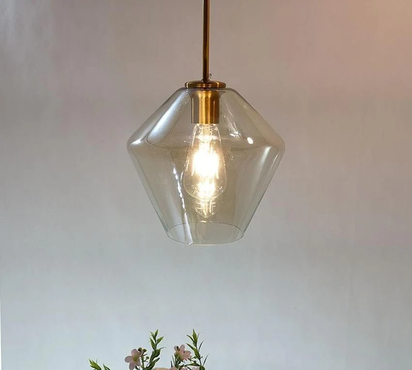 Meriall Ophængs Glas Pendellampe til Hjem, Studio og Restaurant Rum