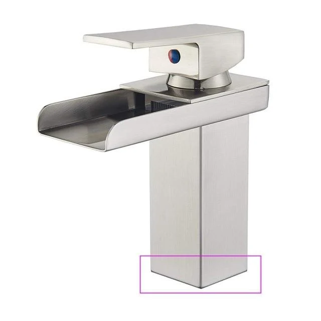 Luxury Brass Vanity Faucet with Single Handle Deck Mount