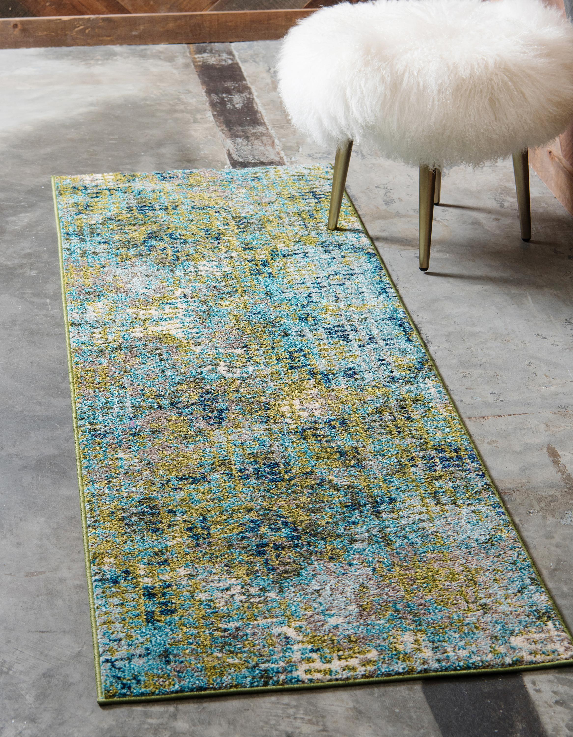 Franco modern matta med cirkelmönster av Unique Loom