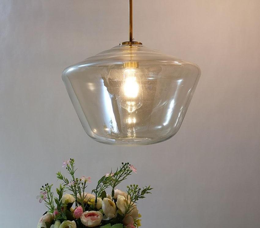 Meriall Ophængs Glas Pendellampe til Hjem, Studio og Restaurant Rum
