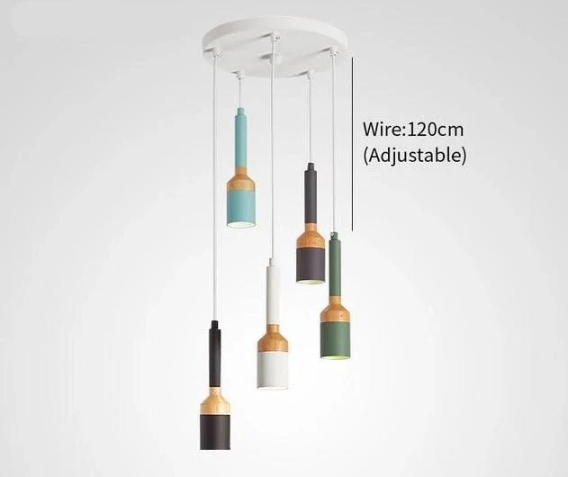 Luminária Pendente LED Butler Moderna Nórdica com Escova para Espaços Criativos