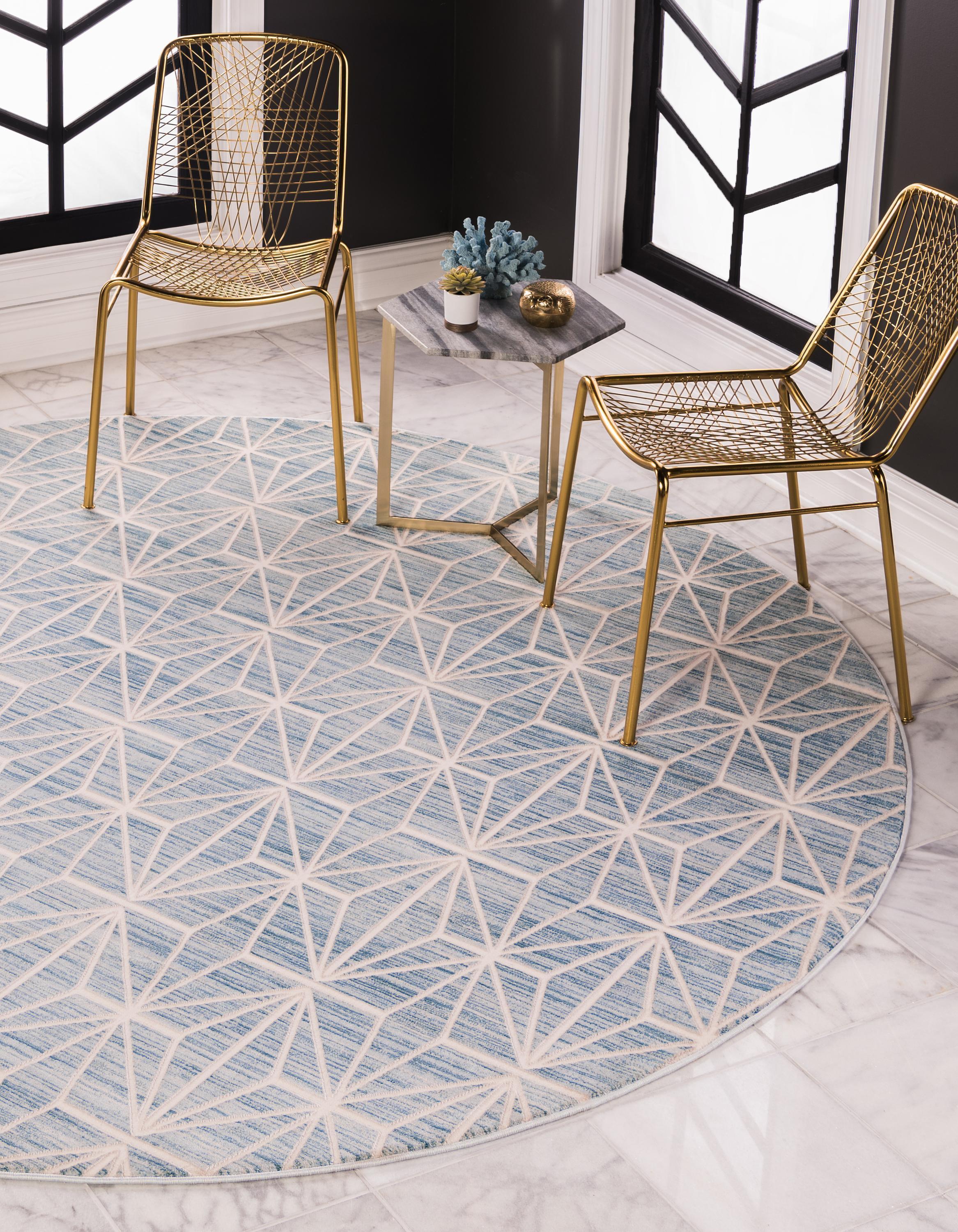 Aaro Geometric Modern Large Rug by Unique Loom