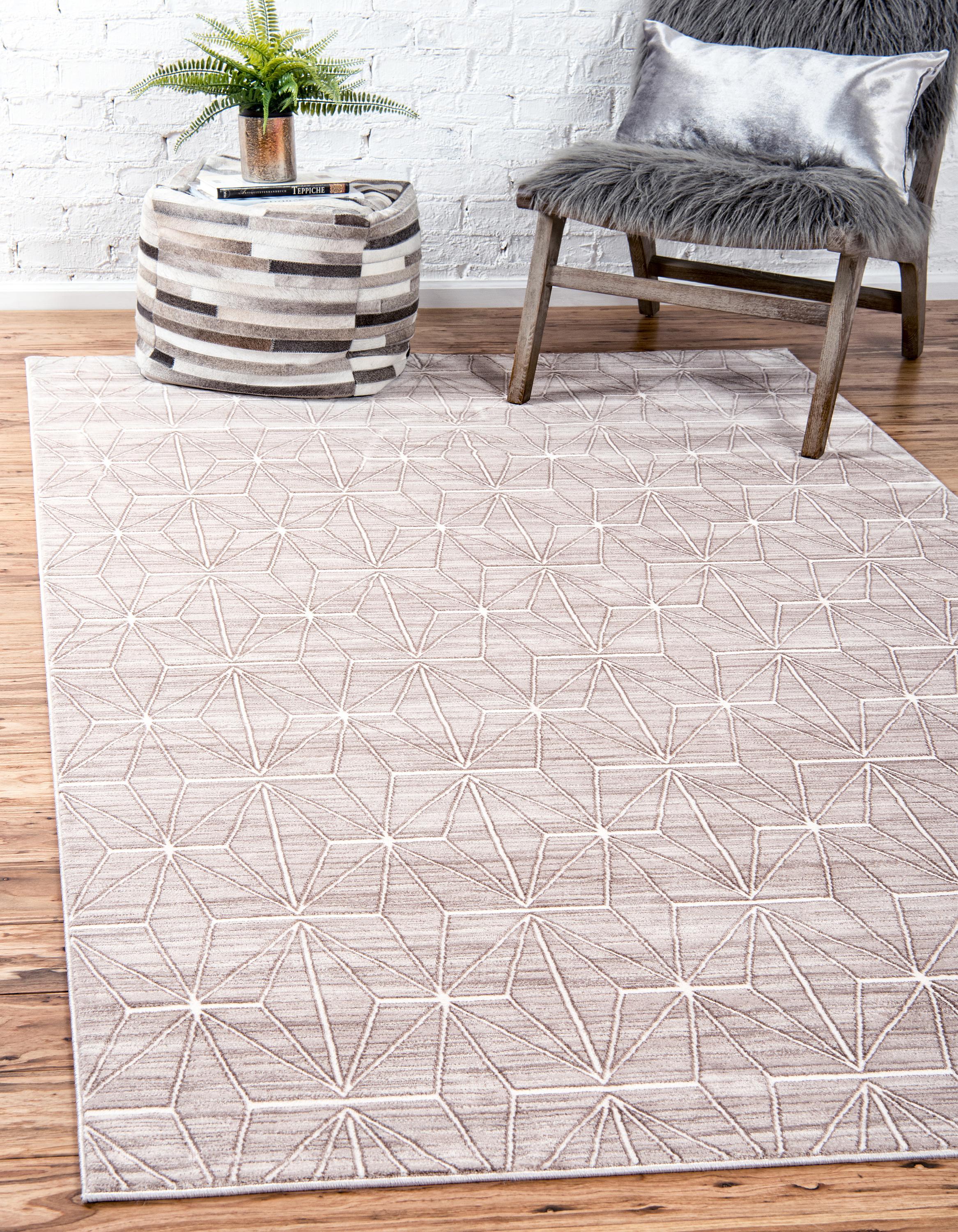 Aaro Geometric Modern Large Rug by Unique Loom