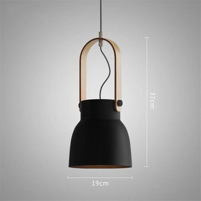 Nowoczesne nordyckie lampy wiszące LED Petah z kloszem kopułowym do domu, restauracji lub biura