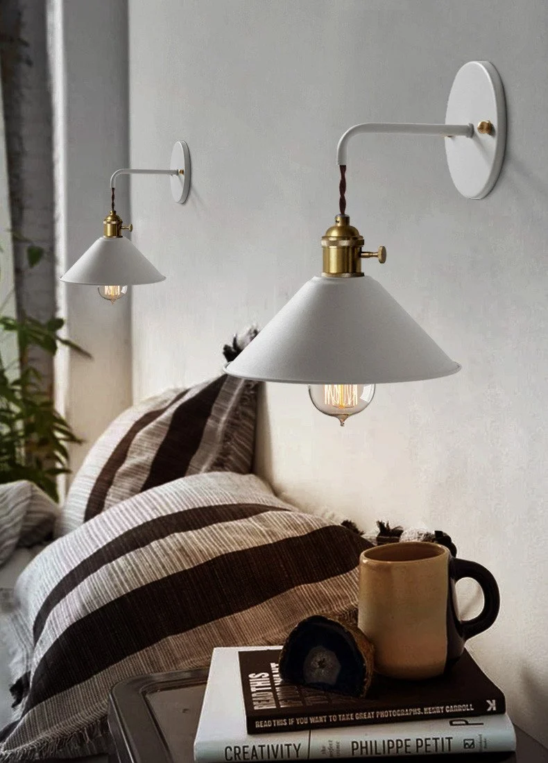 Linus - Aplique de Parede Vintage Galvanizado