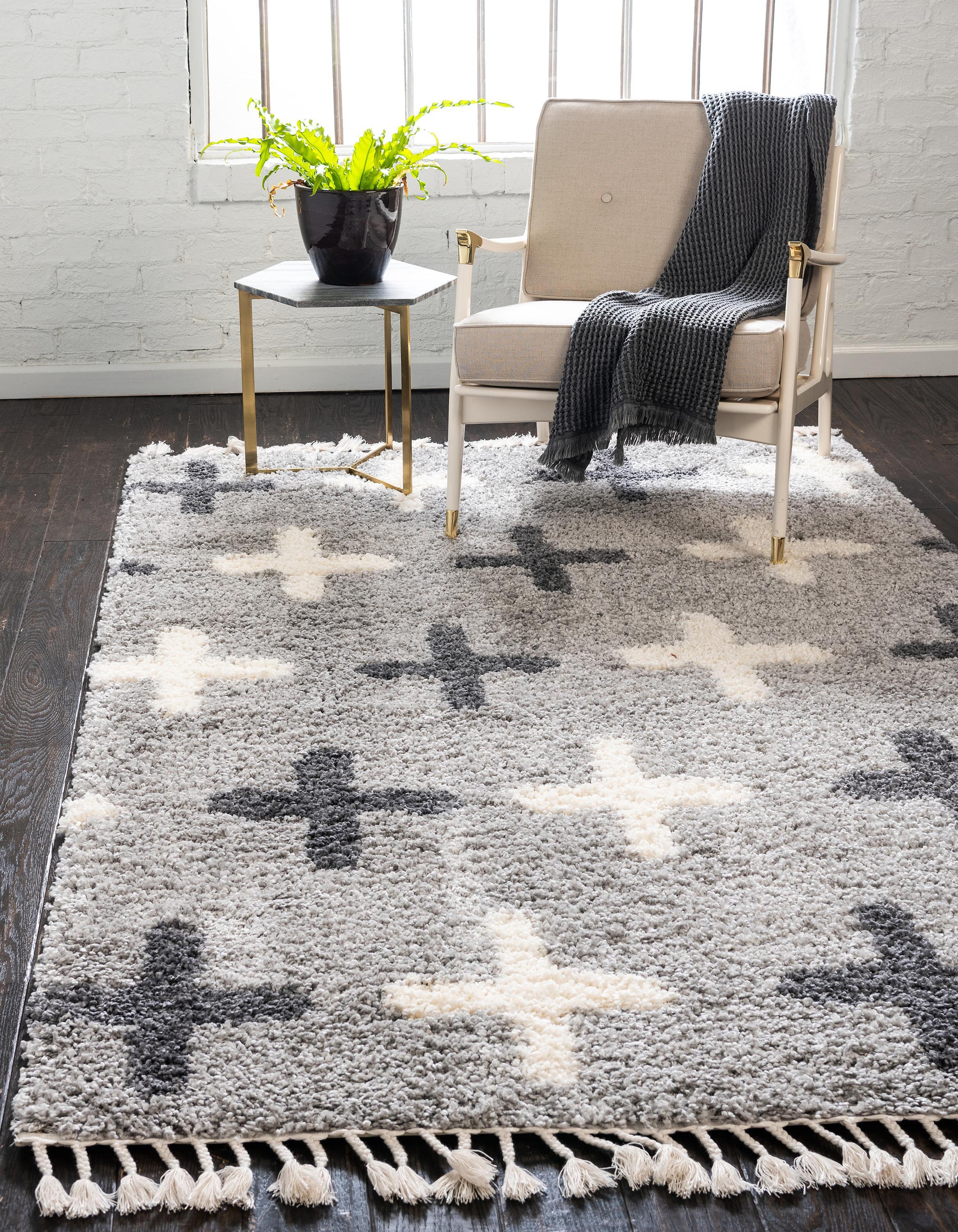Coleman Moderne Nordisk Shaggy Tæppe af Unique Loom