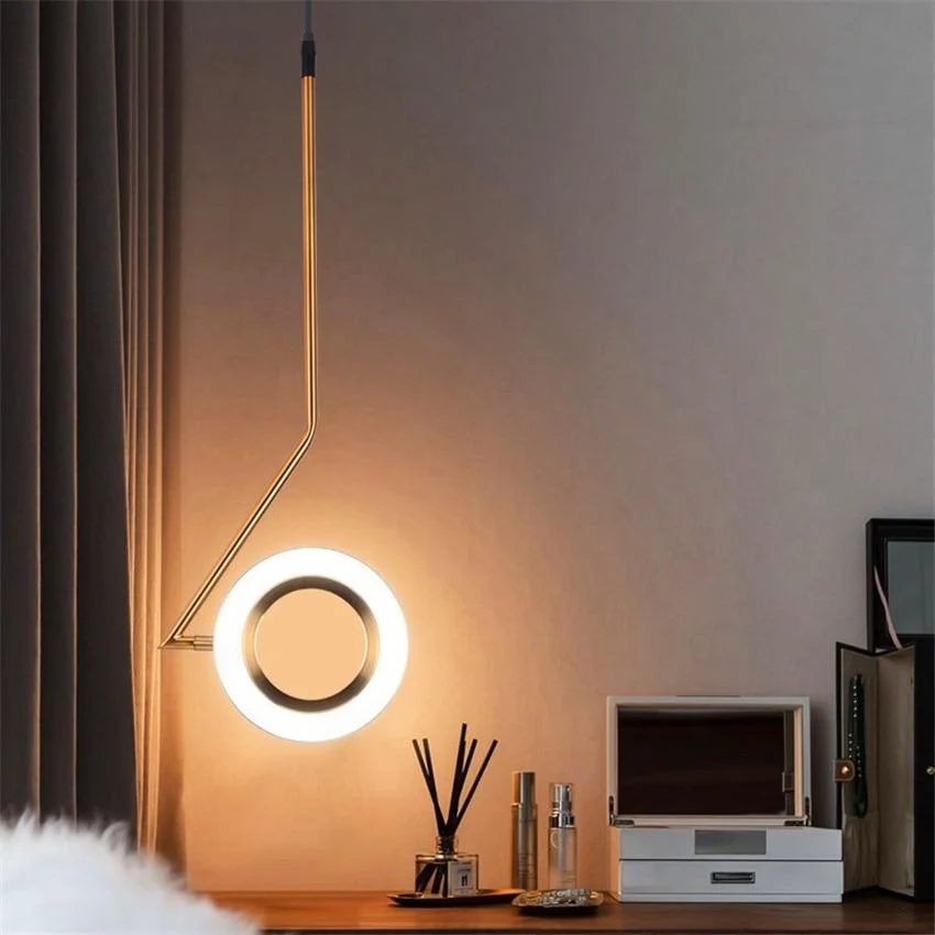 Tulia Modern Loft hänglampa i järn med roterande huvud