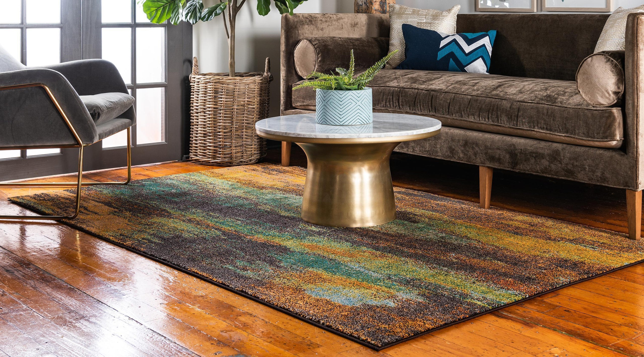 Vaughn Color Blend -matto, polypropeenia, Unique Loom