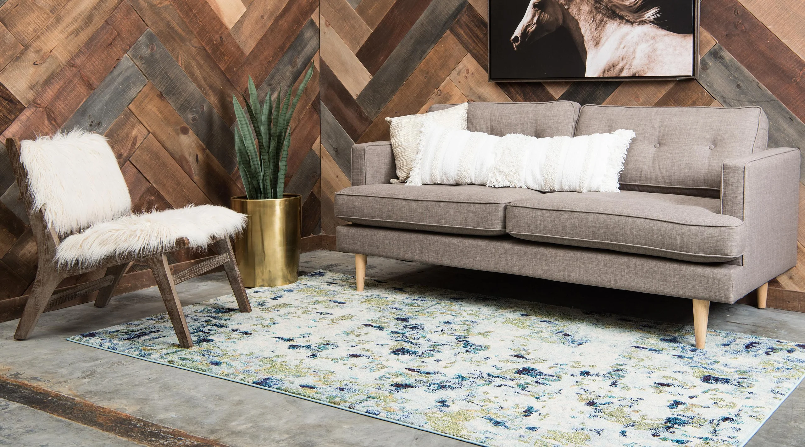 Cortez Art Deco Multi-Color Rug from Unique Loom