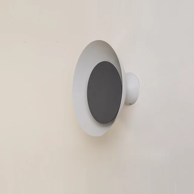 Lampa ścienna LED Grais Macaroon Moon z metalu i akrylu
