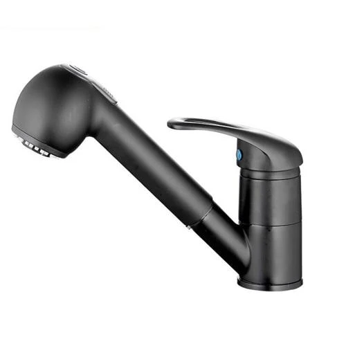 Torneira de Cozinha Monocomando com Bica Pull Out em Cobre para Bancada Ellis
