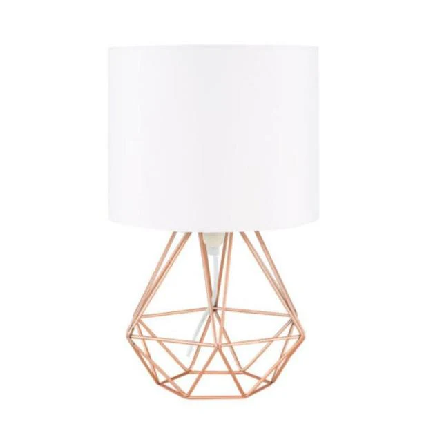 Duka Geometric Frame Lamp in Alloy Metal and Aluminum