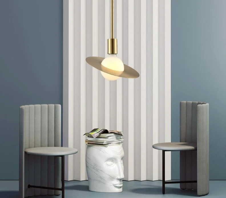 Arti moderne schijfhanglamp met draad van 43 inch