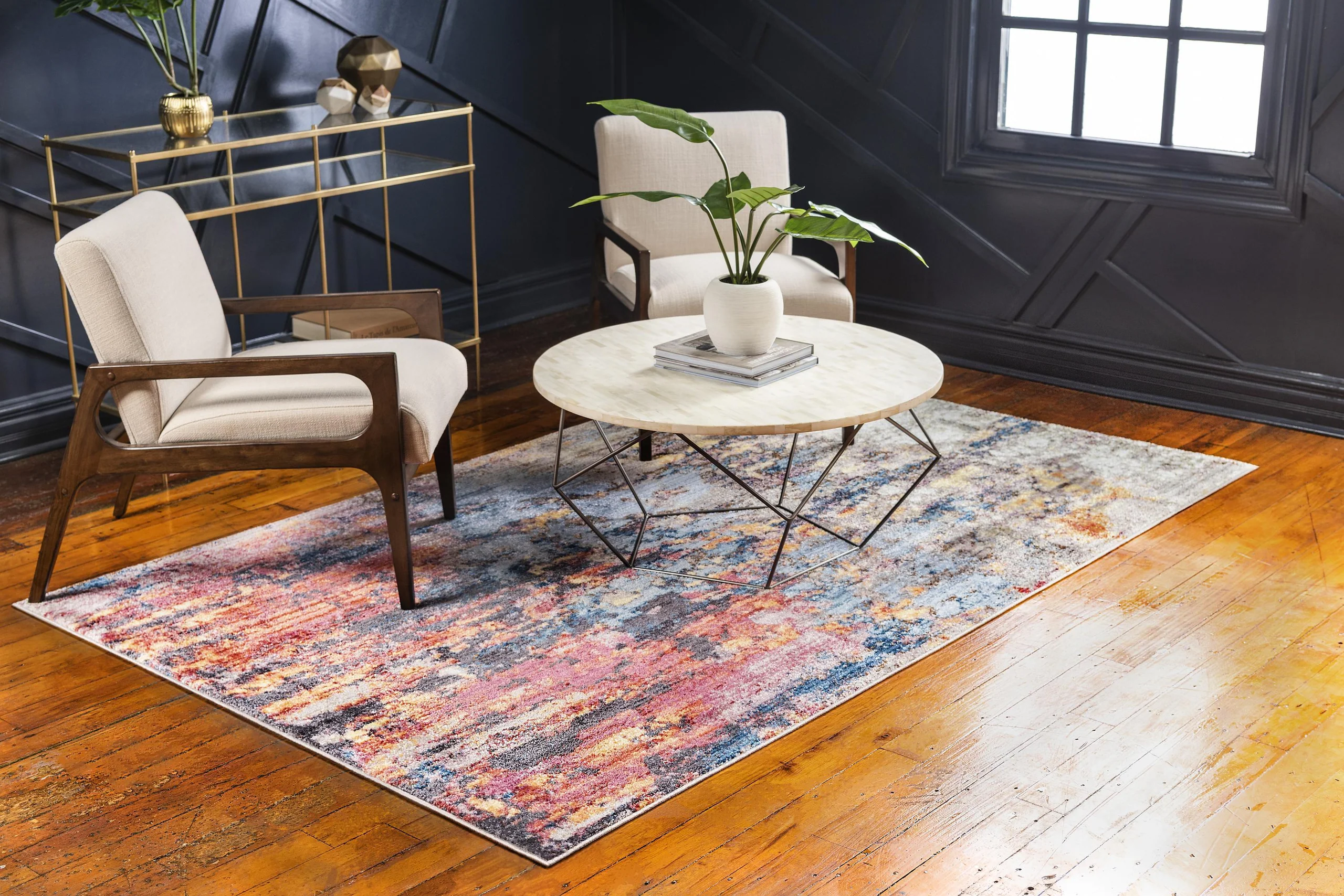 Brice Modern Color Rug from Unique Loom