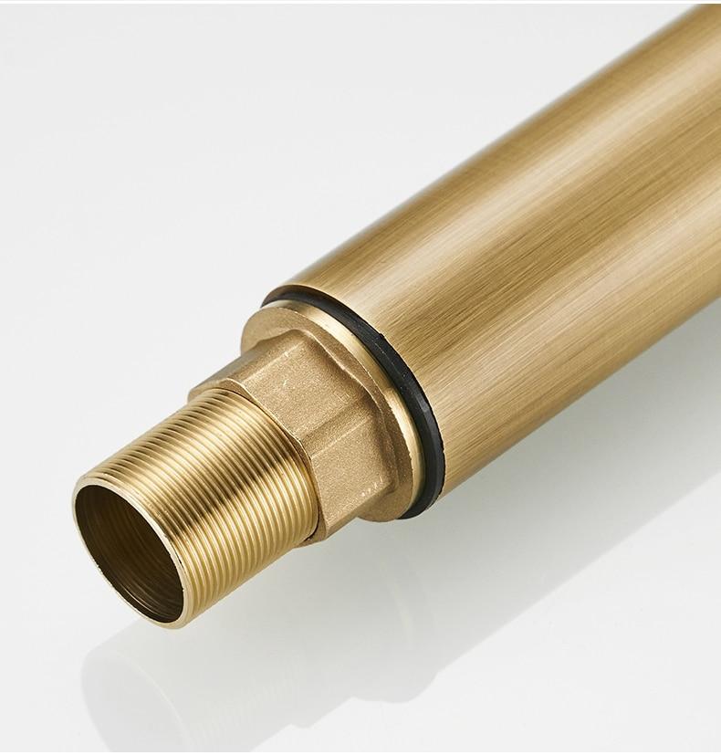Luxury Oriental Waterfall Faucet in Premium Brass, Single Lever