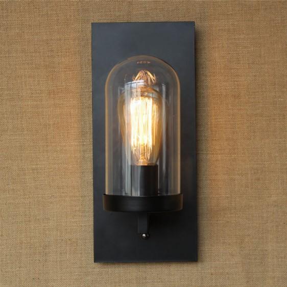EdiLoft Retro Modern Industrial Wall Lamp, 14 x 6 Inch Iron Fixture