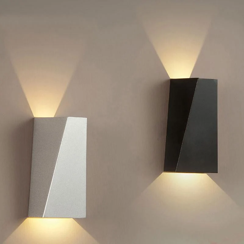 Modern Geometric Wall Lamp with Warm White LED