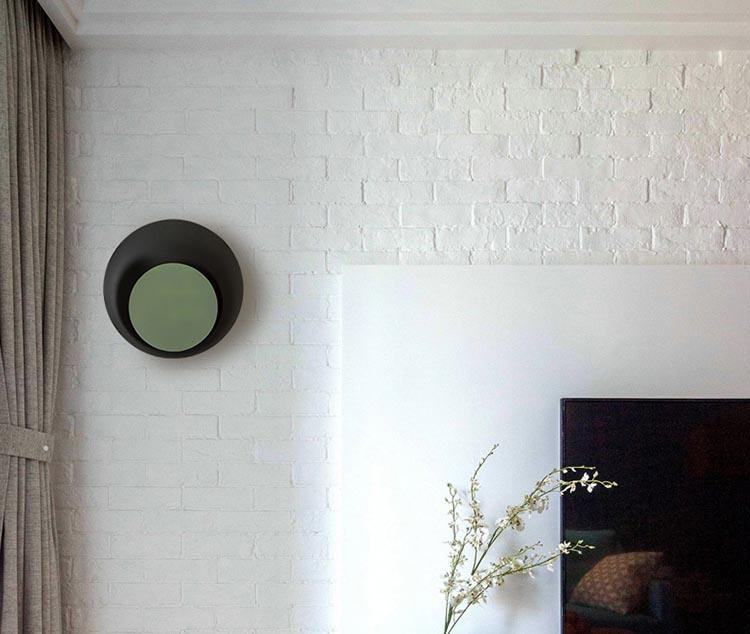 Lampa ścienna LED Grais Macaroon Moon z metalu i akrylu