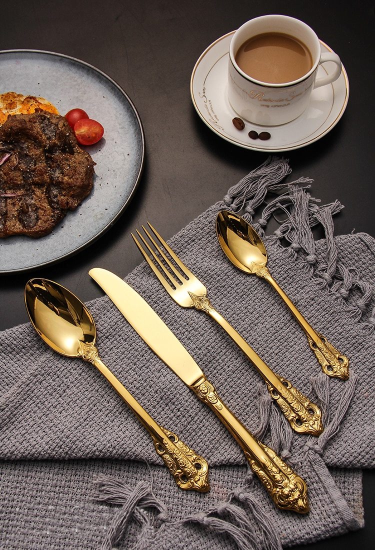 Royal Vintage bestik i premium rustfrit stål til hverdagsbrug