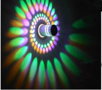 Modern Swirl LED Ceiling Light in Aluminum for Hallways and Bedrooms