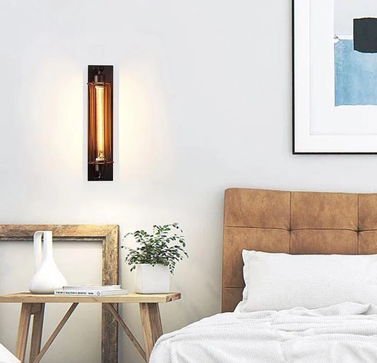 Industrial Style Vintage Bar Wall Lamp in Premium Iron for Indoor Walls