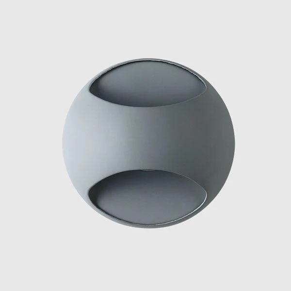 Lámpara circular nórdica moderna de rebote de luz Acacia en blanco cálido