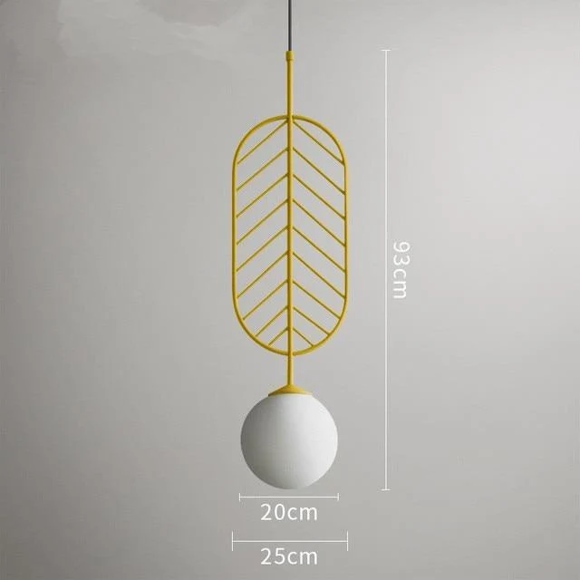 Cosima Modern Nordic Pendant Lamp in Iron Metal, Three Sizes