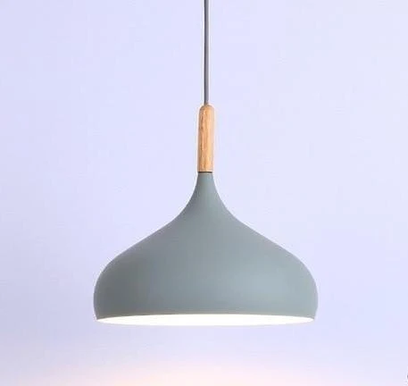 Wisząca lampa Aether Macaroon z matowym wykończeniem, aluminium