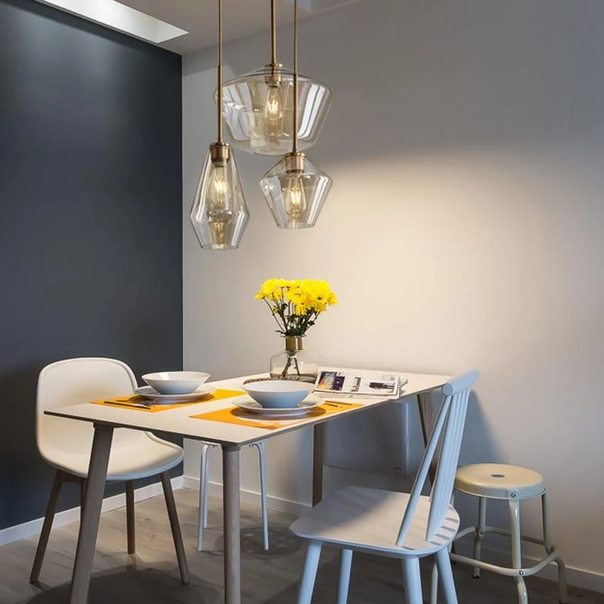 Meriall Hanging Glass Pendant Lamp for Home, Studio and Restaurant Spaces