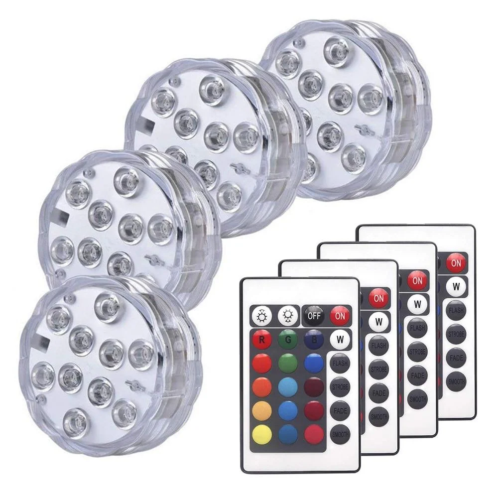 遥控LED灯，16种颜色，防水设计