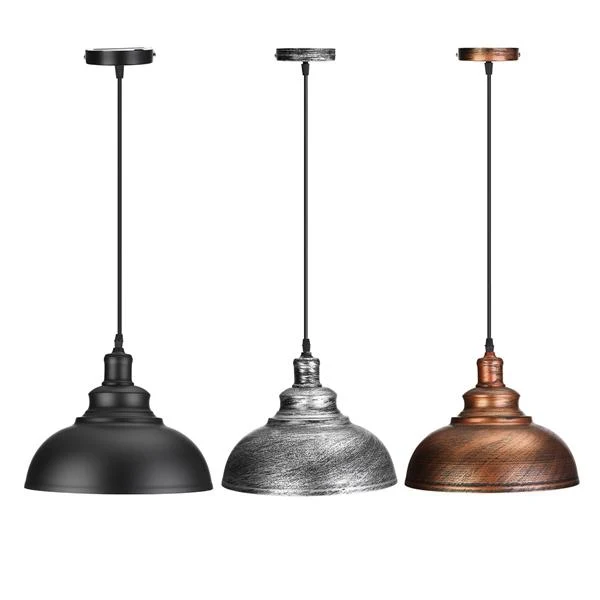 Crios vintage industriële hanglamp met koepel en verstelbare kabel