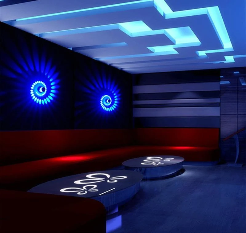 Modern Swirl LED Ceiling Light in Aluminum for Hallways and Bedrooms