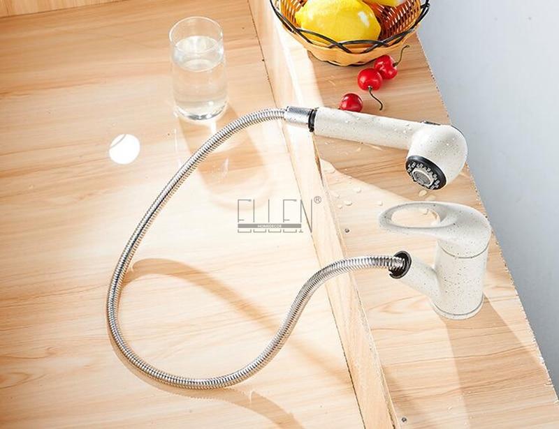Torneira de Cozinha Monocomando com Bica Pull Out em Cobre para Bancada Ellis