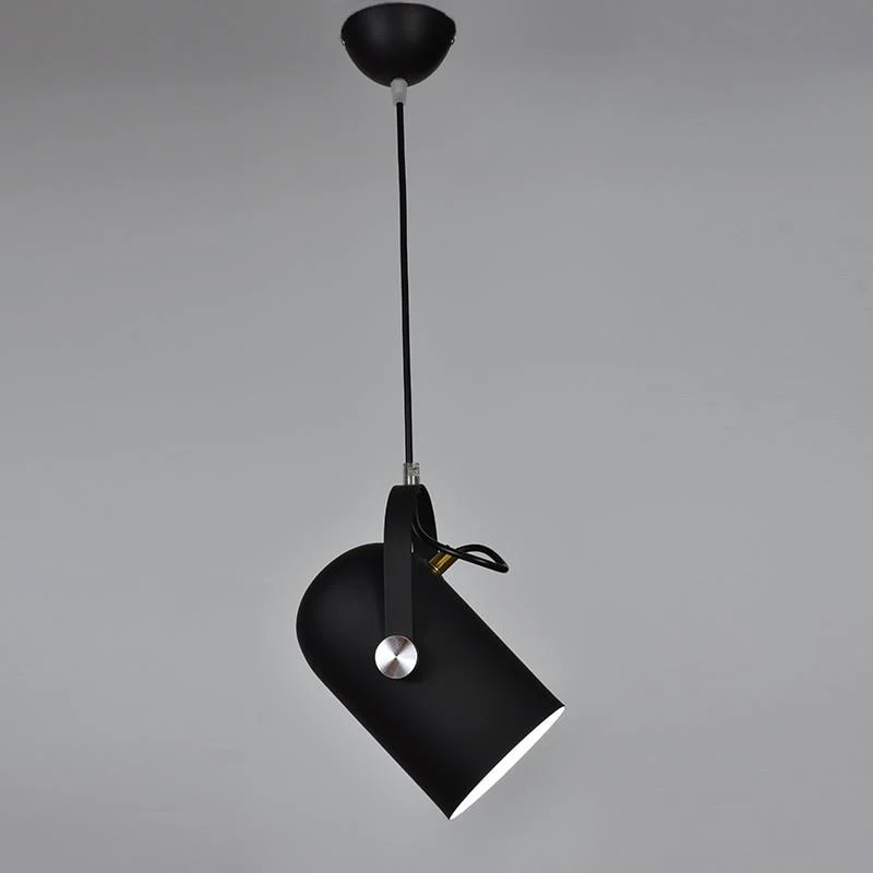 Nowoczesna skandynawska lampa wisząca ze stopu aluminium, regulowana linka