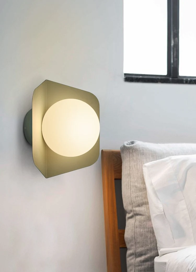 Arnold Modern Nordic Candy Wall Lamp in Iron and Acrylic