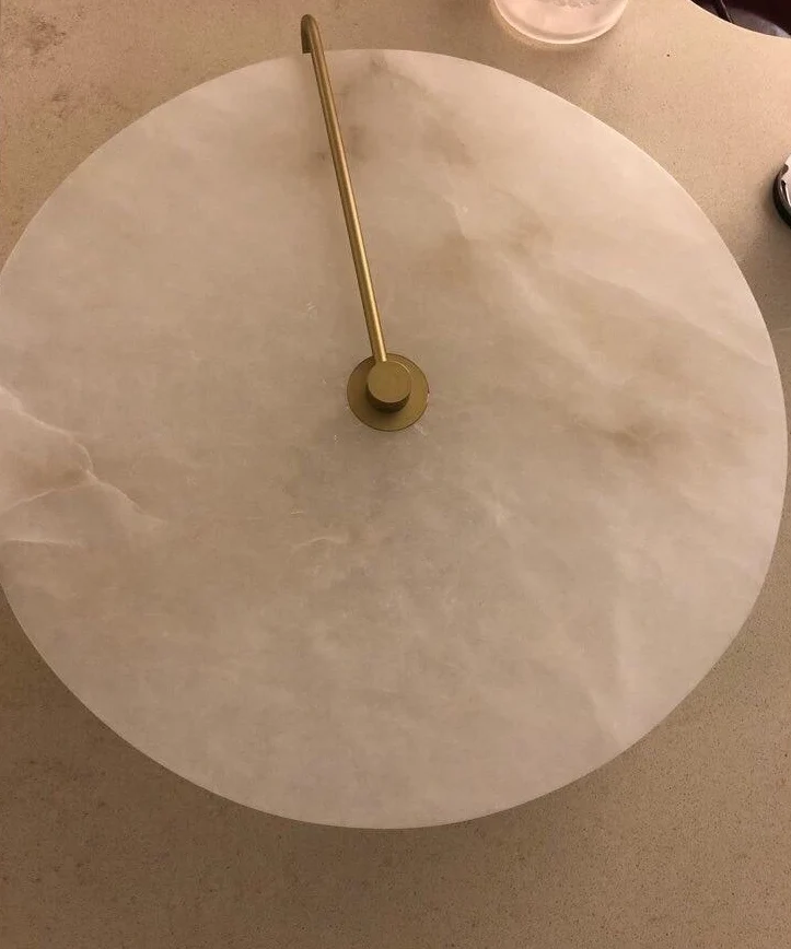 Lalula Marble Circular Wall Lamp in Elegant Colors and Sizes