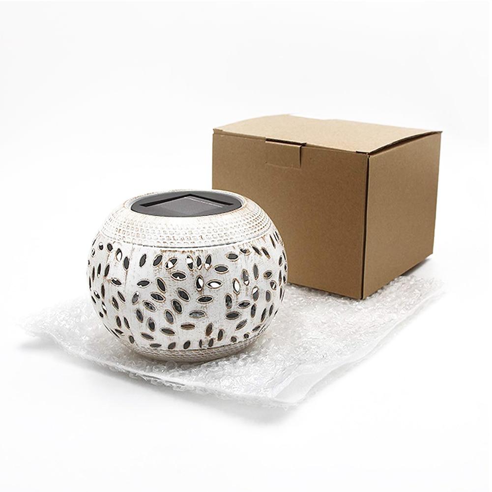 Farol Karim Globe Shadow con efecto de pétalos en forma de hoja