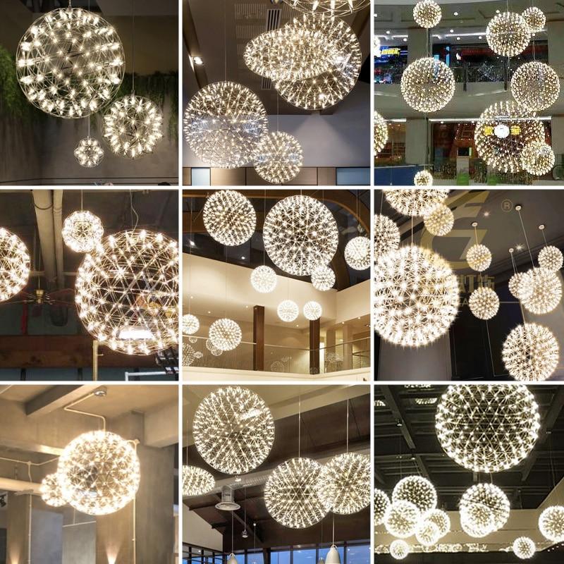 Wisząca lampa LED Orbital ze stali nierdzewnej do każdego pomieszczenia