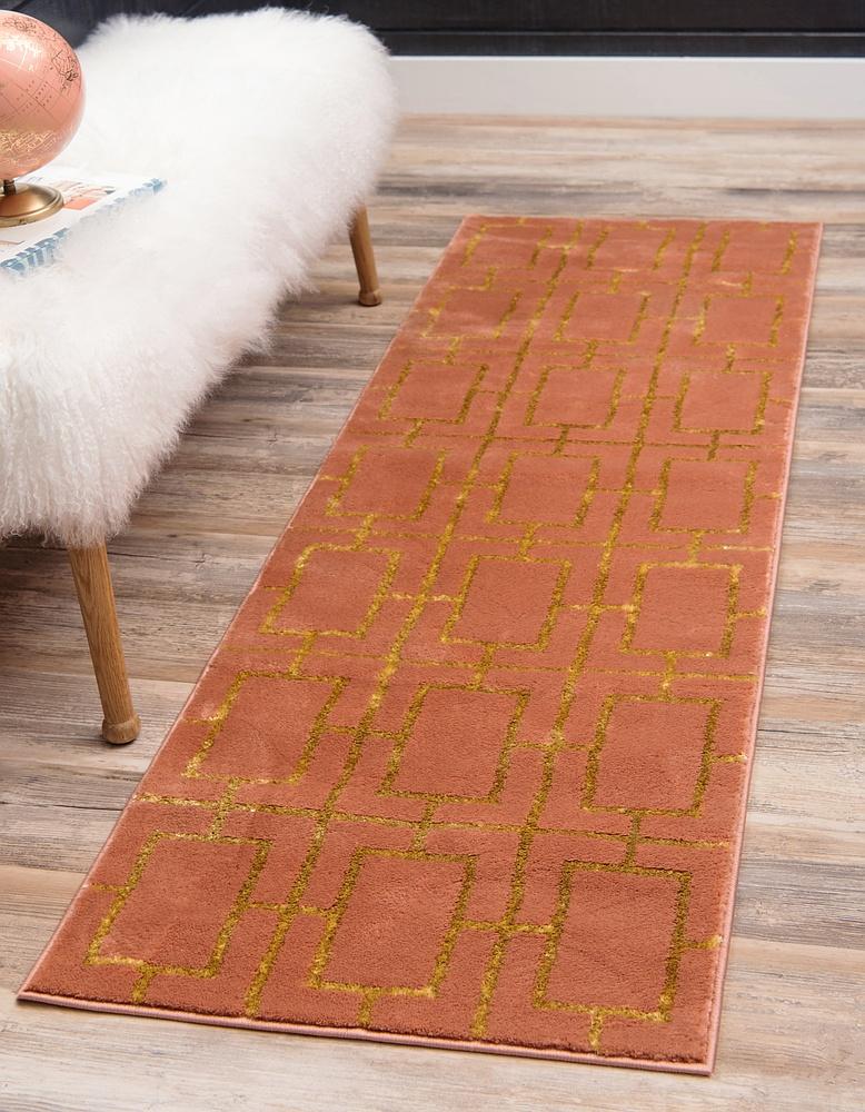Tappeto di lusso Parker con motivo a cubi di Unique Loom