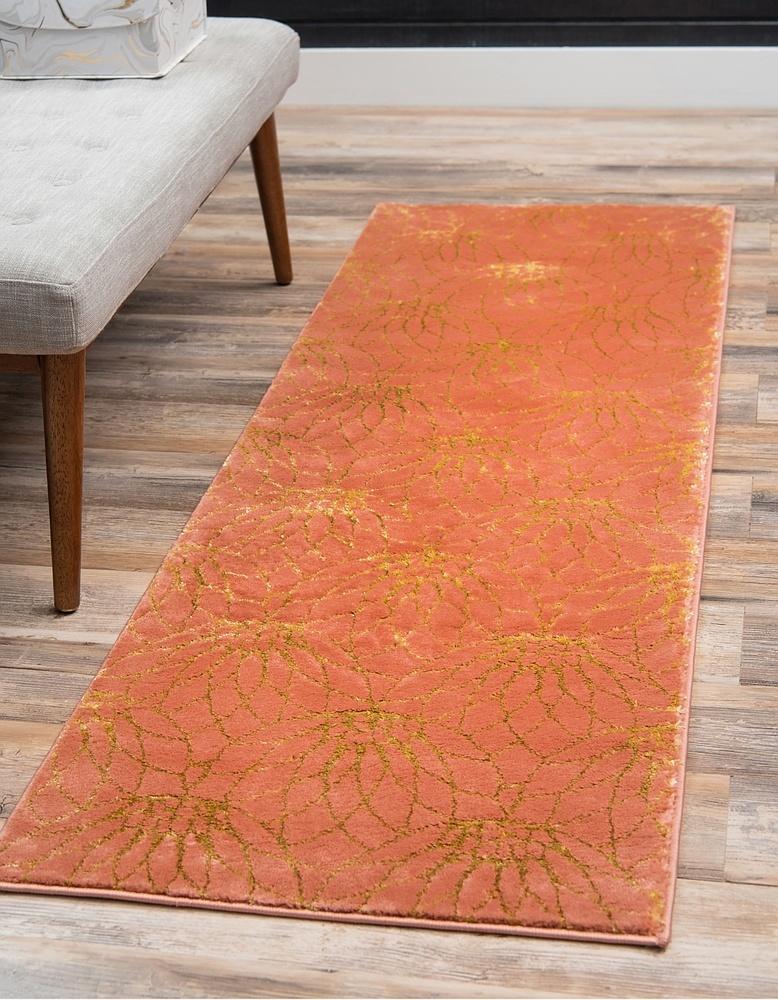 Ellison Lotus Flower Pattern Luxury Rug by Unique Loom