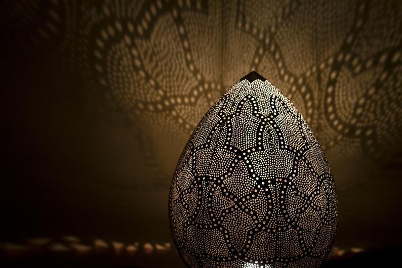 Shadowcast Moroccan Lanterns in Solid Brass, Range of Designs