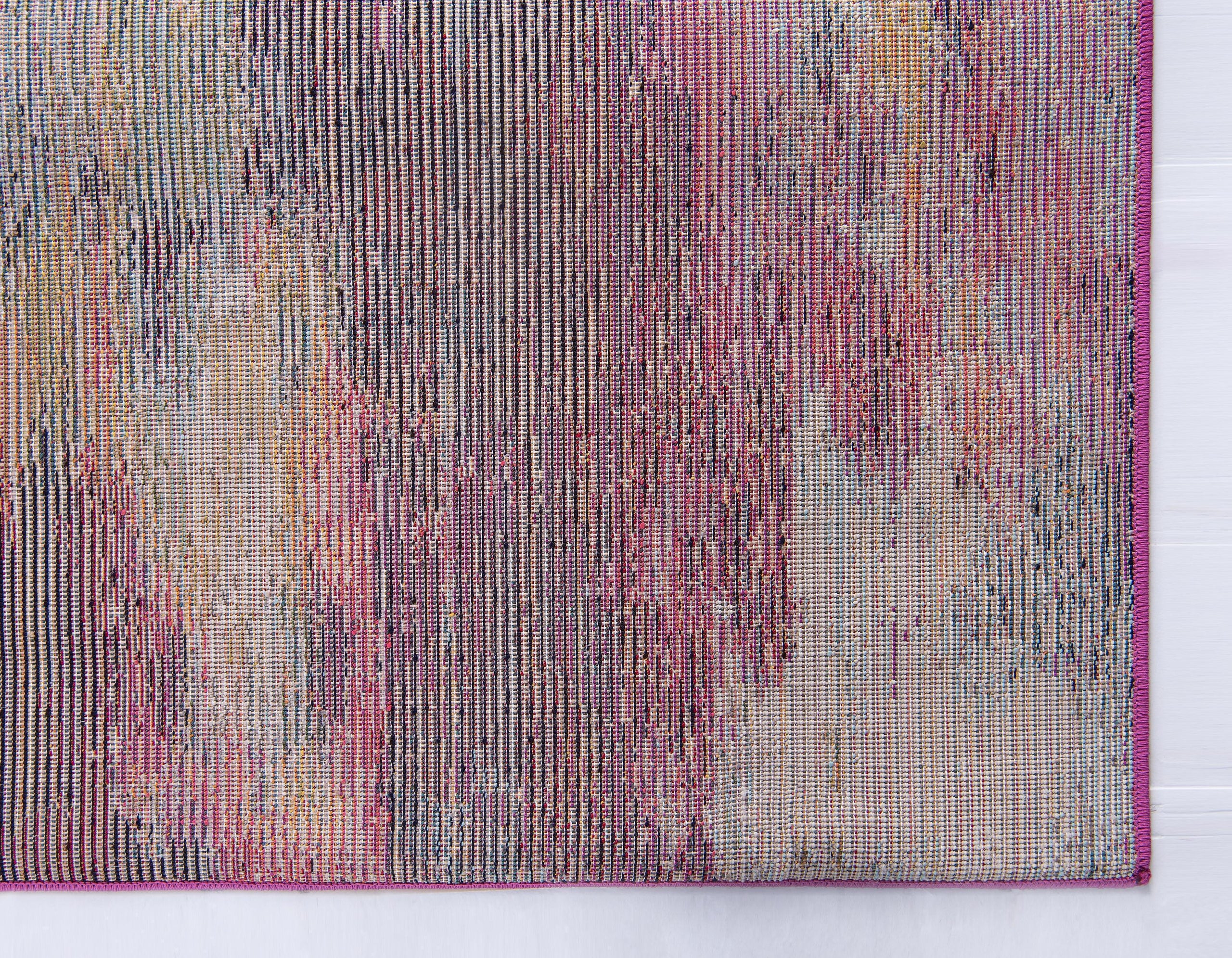 Corban Watercolor Purple Blend Area Rug by Unique Loom