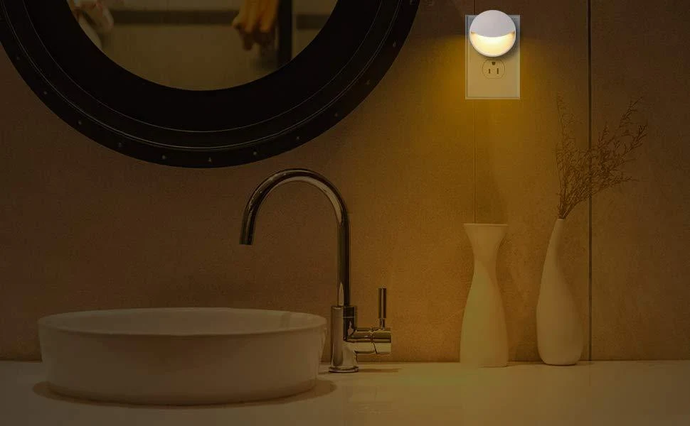 Elettra Light Control Wall Plug Night Light with LED Bulbs