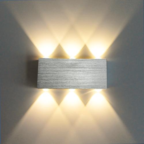 Modern LED Cube Box Wall Lamp in Aluminum for Sleek Wall Lighting
