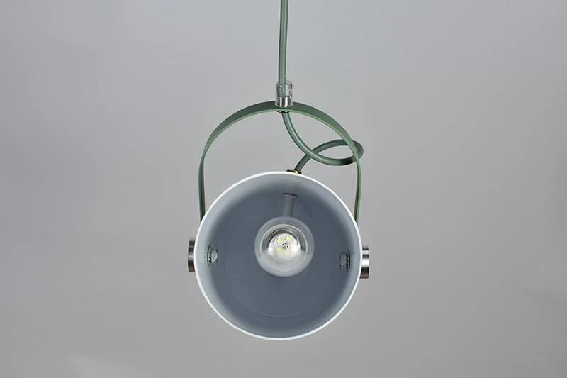 Nowoczesna skandynawska lampa wisząca ze stopu aluminium, regulowana linka