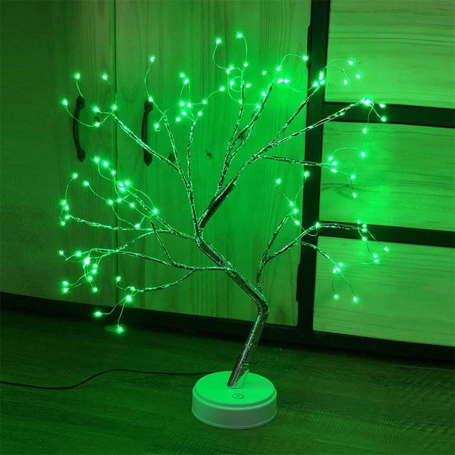 USB-akkukäyttöiset LED-valosarjat bonsaipuuhun kotiin
