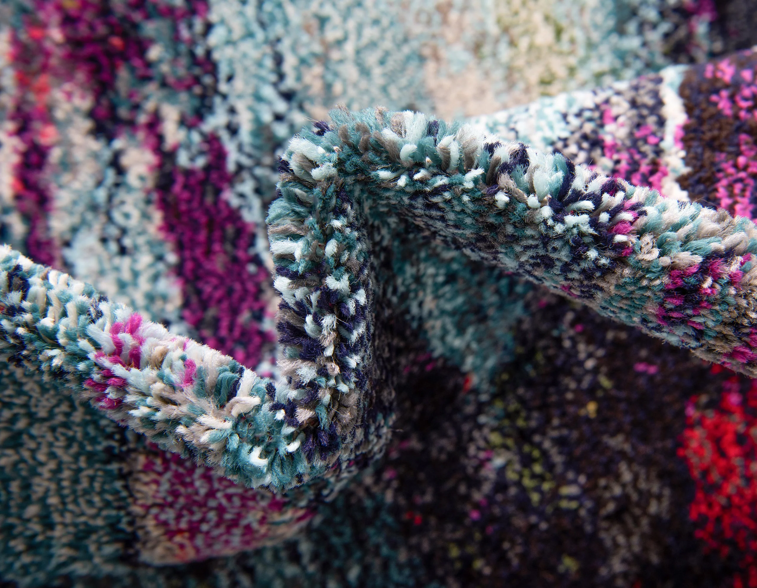 Corban Watercolor Purple Blend Area Rug by Unique Loom