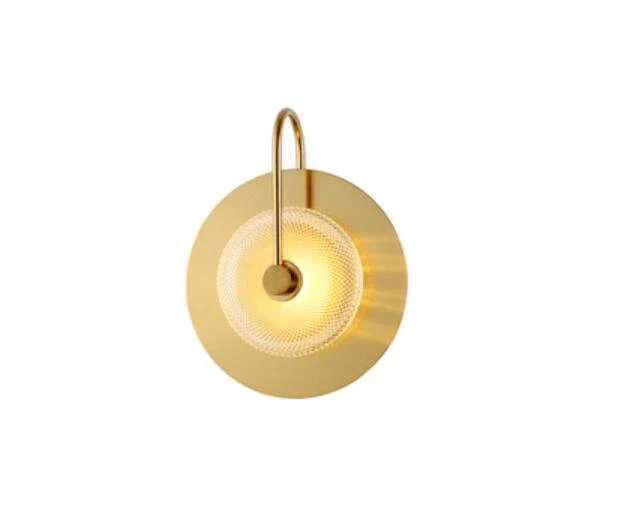 Wattle cirkelvormige moderne art deco wandlamp met LED lampen inbegrepen